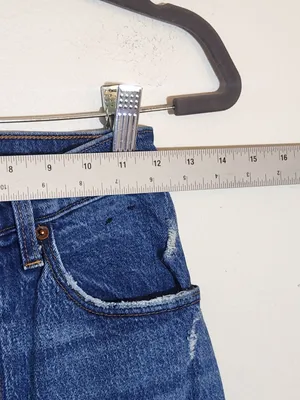 Abercrombie & Fitch Medium Wash 90s Straight Ultra High Rise Jeans Size 26/2 thumbnail 5