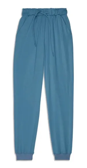 Lululemon Stretch High-Rise Jogger Blue LW5FPLS‎ Size 2 thumbnail 1