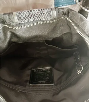 Vintage Coach Signature Python Stripe Tote thumbnail 4
