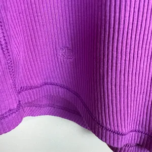 Lauren‎ Ralph Lauren Top Womens 1X Purple 1/4 Zip Pullover Ribbed Knit Cotton thumbnail 6