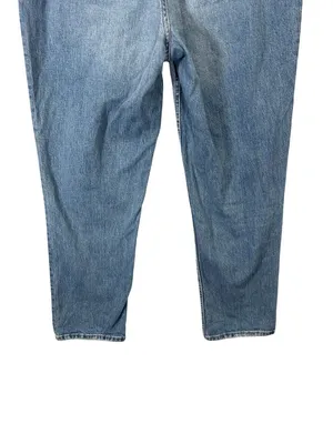 Abercrombie and Fitch The 90s Straight Leg Ultra High Rise Denim Jeans Size 16 thumbnail 8