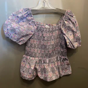 J. Crew Smocked Square-neck Cotton Top In Liberty Club Nouveau Floral Pr… thumbnail 5