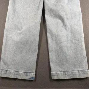 Old Navy Extra High-Rise Sky-Hi Wide Leg Jeans Womens 0 Blue Light Stretch Denim thumbnail 14