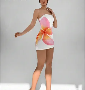 Mini dress White Size M thumbnail 2