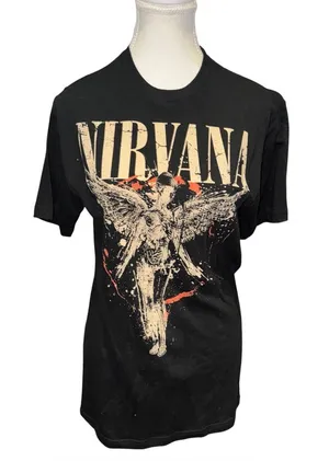 Nirvana graphic tee Black thumbnail 1