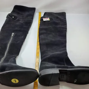 Frye‎ Shirley Over The Knee Leather Riding Boots 78740 Womens Black Size 5.5 B thumbnail 3