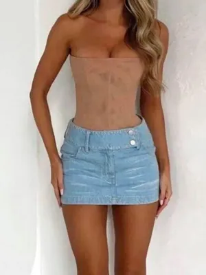 Generation Outcast Clothing nude mesh corset thumbnail 1