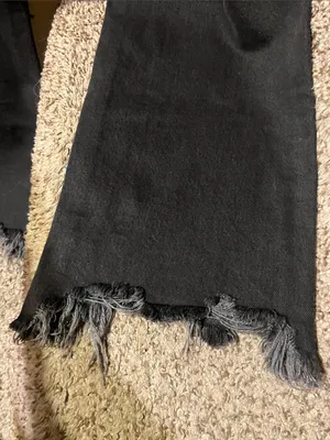 We The Free We The Free Black Distressed Maggie Mid-Rise Straight Jeans thumbnail 5