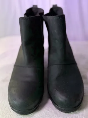 Sorel Black Chelsea Wedge Ankle Booties thumbnail 4