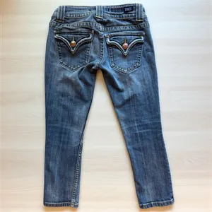 Vigoss Studio Y2K Flap Pocket Crop Jeans Women’s Size 00 / 24 thumbnail 3