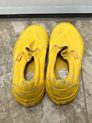 Vans Classic Mono Checkerboard Spectra Slip On Skateboard Sneakers (M4 W5.5) thumbnail 2