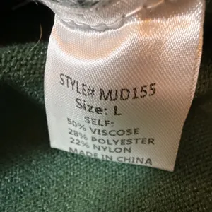 Shop The Mint All The Love Emerald Pearl Embellished Sweater Dress Sz Large thumbnail 7