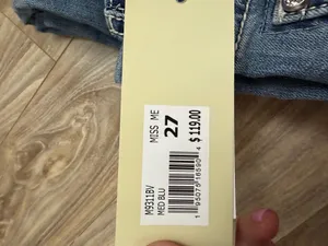 Women’s Miss Me bootcut denim jeans 27x32 thumbnail 4