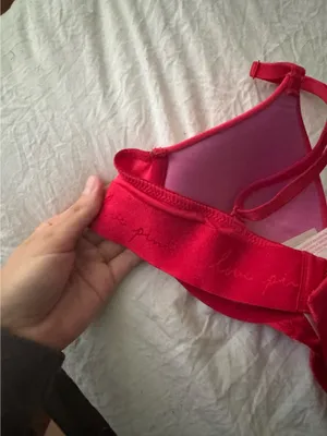 PINK - Victoria's Secret Red push up bra thumbnail 2