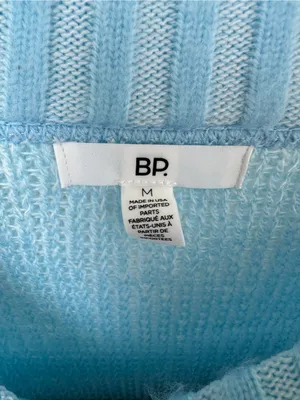 Nordstrom bp Label Oversized Brushed Trixie Colorblock Fuzzy Knit Sweater Size M thumbnail 10