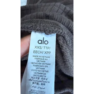 Alo Yoga Serenity Wide Leg Sweatpants Espresso Brown XXS Wide Leg Fleece thumbnail 8