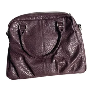 THIRTY ONE Jewell Plum Handbag Vegan Leather Handles Shoulder Strap NEW thumbnail 2