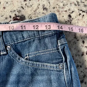 Free People Chloe Baby Barrel Jeans Women Small Blue Boho Elastic Back Cotton‎ thumbnail 10
