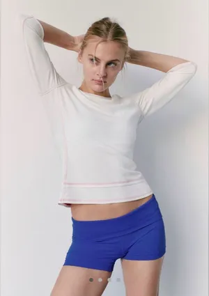 Free People Movement Sashay Layer NWT $78 White thumbnail 1