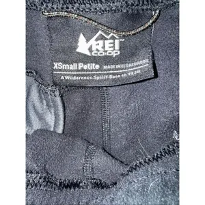 REI CO-OP Black Fleece Sweatpants XS Petite Outdoors Hiking Gorpcore #770 thumbnail 2