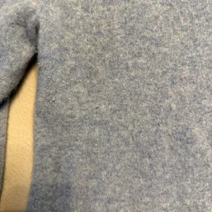 Tahari V-Neck 100% 2-Ply Cashmere Sweater Light Blue Women Size L thumbnail 3