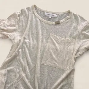 Derek Lam cream linen Gold Hardware elevated basic T shirt M Minimalist thumbnail 5