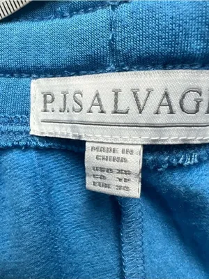 PJ Salvage Women's Cozy V-Neck Tank and Lounge Pants Set Electric Blue XS thumbnail 10