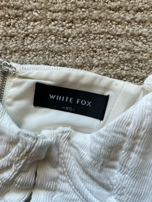 White Fox Boutique White Corset Crop Top XS thumbnail 2
