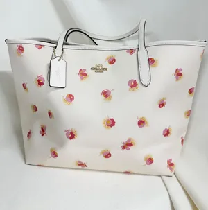Nwt！Coach City Tote With Pop Floral Print (Coach C6431) thumbnail 1