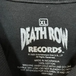Death Row Records Electric Chair Inmate Logo Long Sleeve XL thumbnail 4