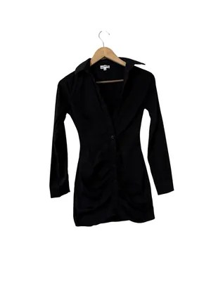 REVOLVE x Superdown Colette Ruched Button Up Long Sleeve Mini Dress thumbnail 4