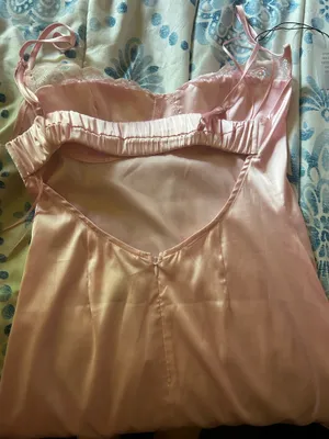 Revolve Pink Mini Dress Satin Slip Medium thumbnail 3