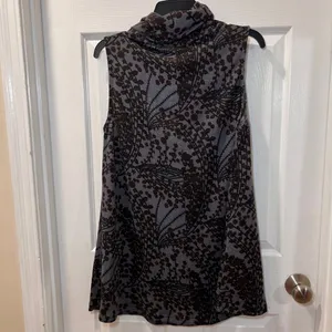 Sleeveless Cowl‎ Neck Floral Print Swing Dress A-Line Coquette Career Womens S thumbnail 5