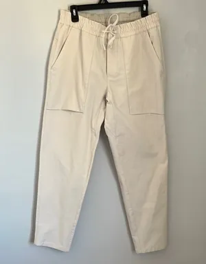 Lululemon Athletica Cream Cargo Pants Relaxed Fit. Size Large thumbnail 1