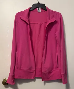 Athletic Works Hot Pink Zip-Up Jacket thumbnail 1