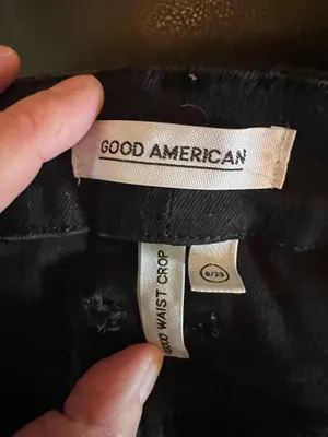 Good American Jeans good waist crop size 29 thumbnail 4