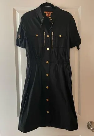 Tory Burch black dress- size 8 thumbnail 1