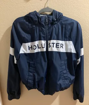 Hollister Navy WindBreaker thumbnail 1