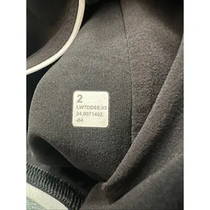Lululemon Black White Lightweight High Rise Relaxed Liner Short 3" W7DD9S Size 2 thumbnail 5