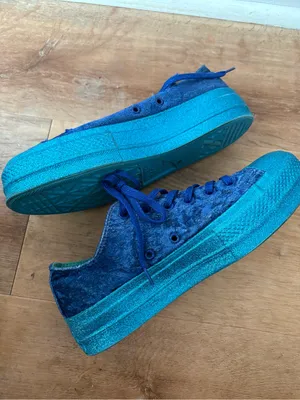 Converse x Miley Cyrus CTAS Platform Ox Lift Blue thumbnail 3