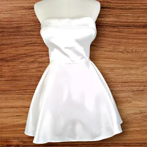 MESHKI Eileen Mini Dress White Bridal 3XL NWT Luxury Minimal Summer Wedding thumbnail 2