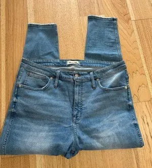 Madewell High Rise Crop Jeans thumbnail 1