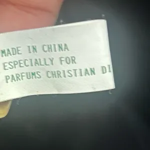 Vintage Christian Dior Perfumes Emerald Green PVC Large Green Travel Bag thumbnail 9