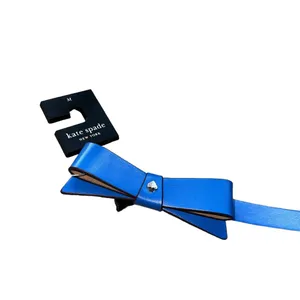 NWT Kate Spade New York Skinny Bow Belt - Blue - Size M thumbnail 5