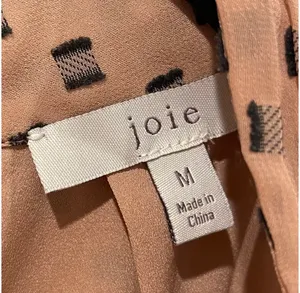 Joie Leikyn Sash Tan Black Halter Blouse thumbnail 4