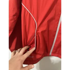Nike Storm Fit Women’s Ohio State Jacket Medium College Rain Jacet Red OSU thumbnail 4