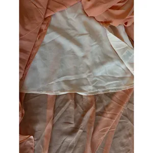 Maeve Anthropologie OrangePleated Maxi Skirt SizeMedium Elastic Waist Side Slits thumbnail 10
