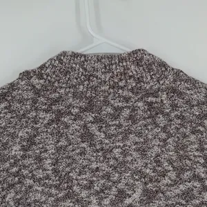 L.L. Bean Signature Cotton Linen Ragg Sweater Size Large Mock‎ Neck Marled thumbnail 12