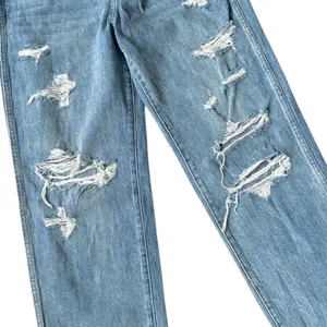 EUC PISTOLA Distressed Relaxed Jeans Size 27 thumbnail 4