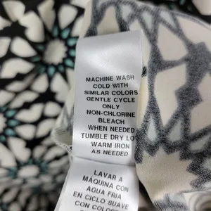 Maggie London Stitch Fix Dress 22W Black White Cenna Jersey Starbust Mini NEW thumbnail 13